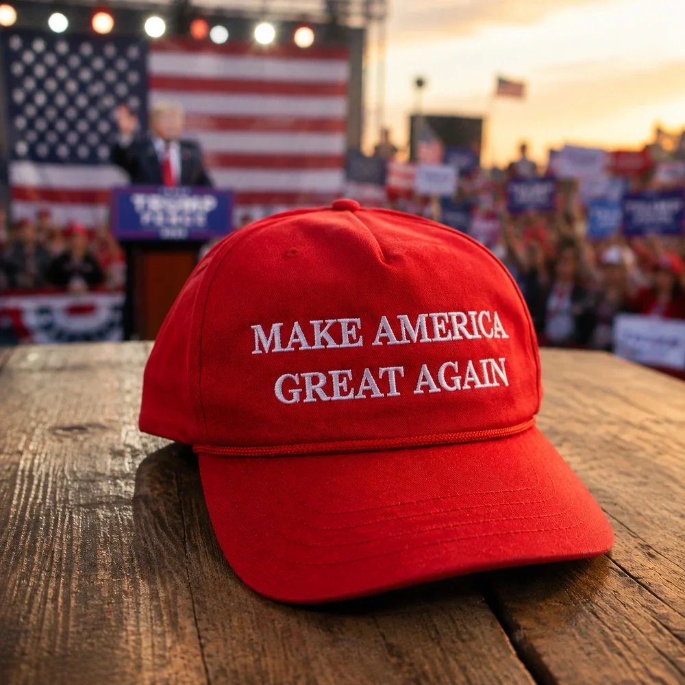 Donald Trump MAGA Hat Make America Great Again 2016 Official USA Cali Fame Red